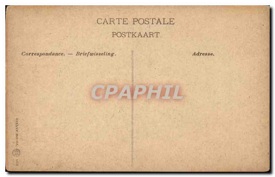 CPA Belgique Namur Poterne de la citadelle — Rückseite