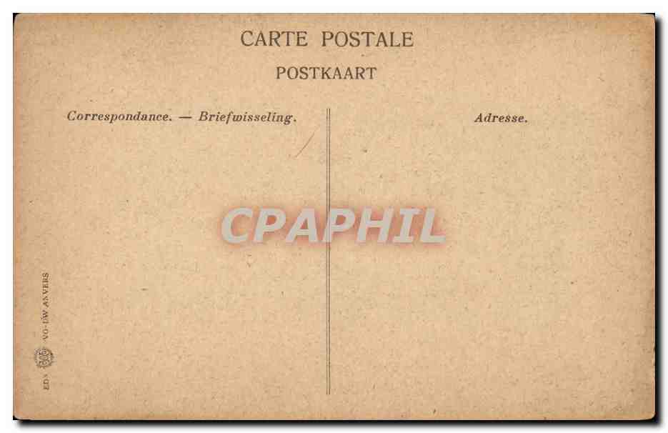 CPA Belgique Namur Maison du 17eme — Rückseite