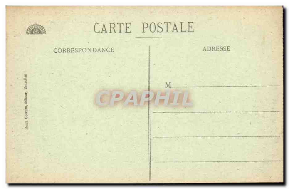 Ruines de Nieuport - Ruins of Nieuport — 1914-1918 — Abris le long de la route de Nieuport-Bains — éditeur Haard Georges, Bruxelles — Reverso