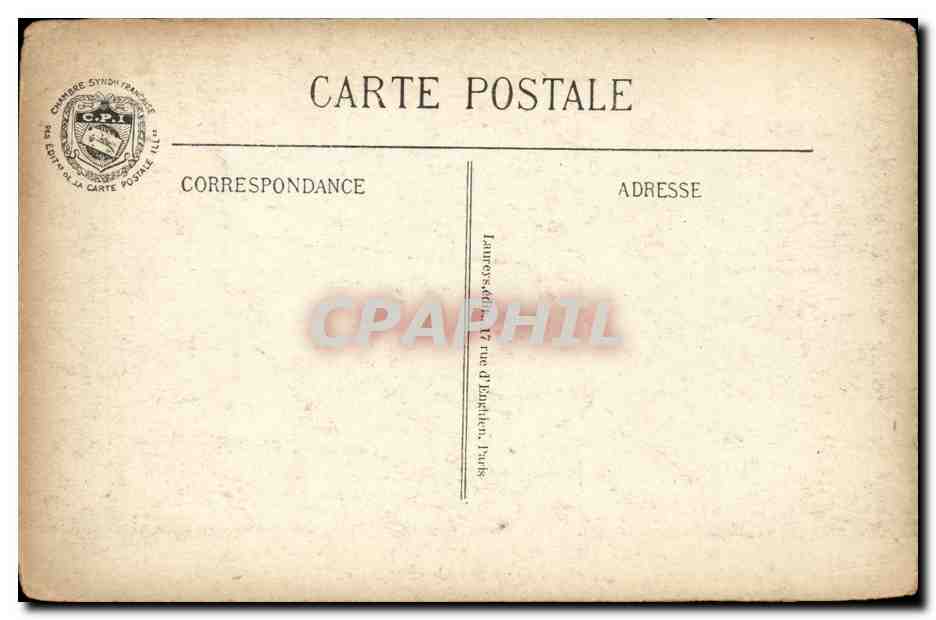 CPA Belgique Ypres Une rue apres le bombardement  — Back