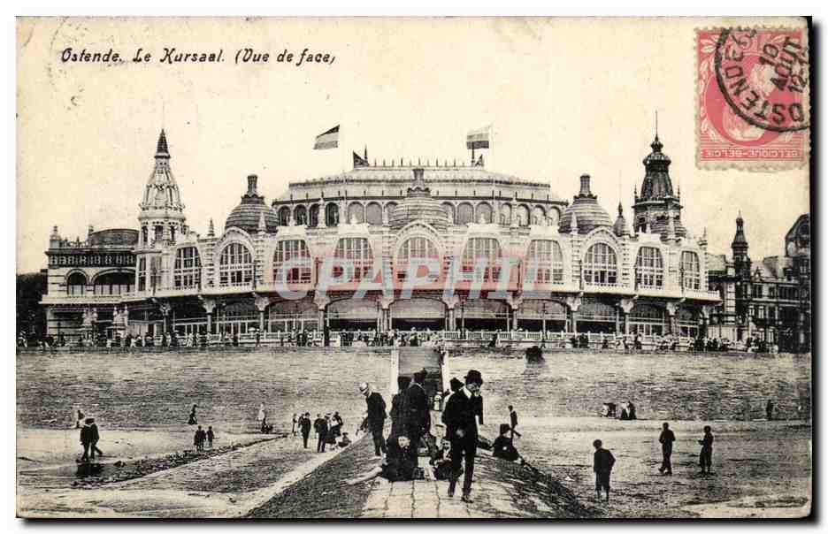 CPA Belgique Ostende Le Kursaal (vue de face)