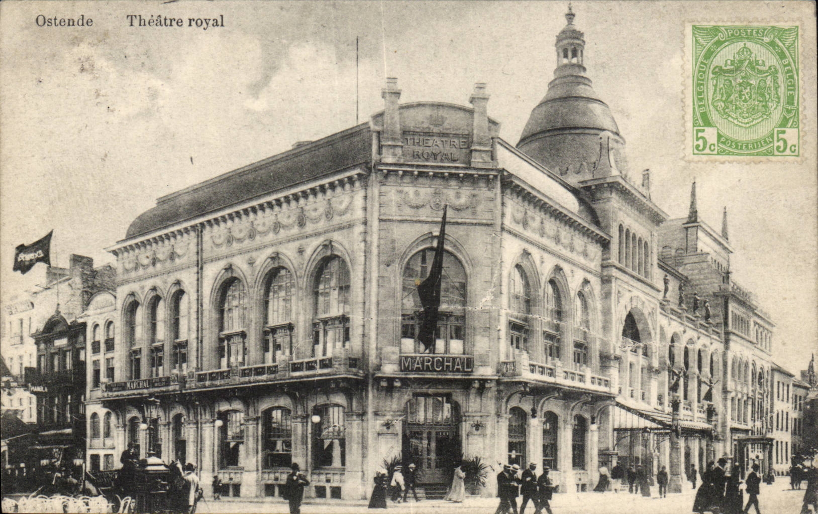 CPA Belgique Ostende Theatre Royal