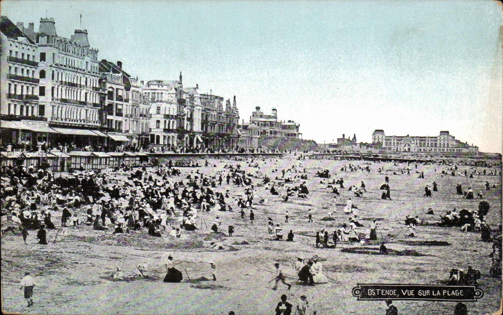 Ostende, Vue sur la plage — éditeur non identifié, n° de série non visible