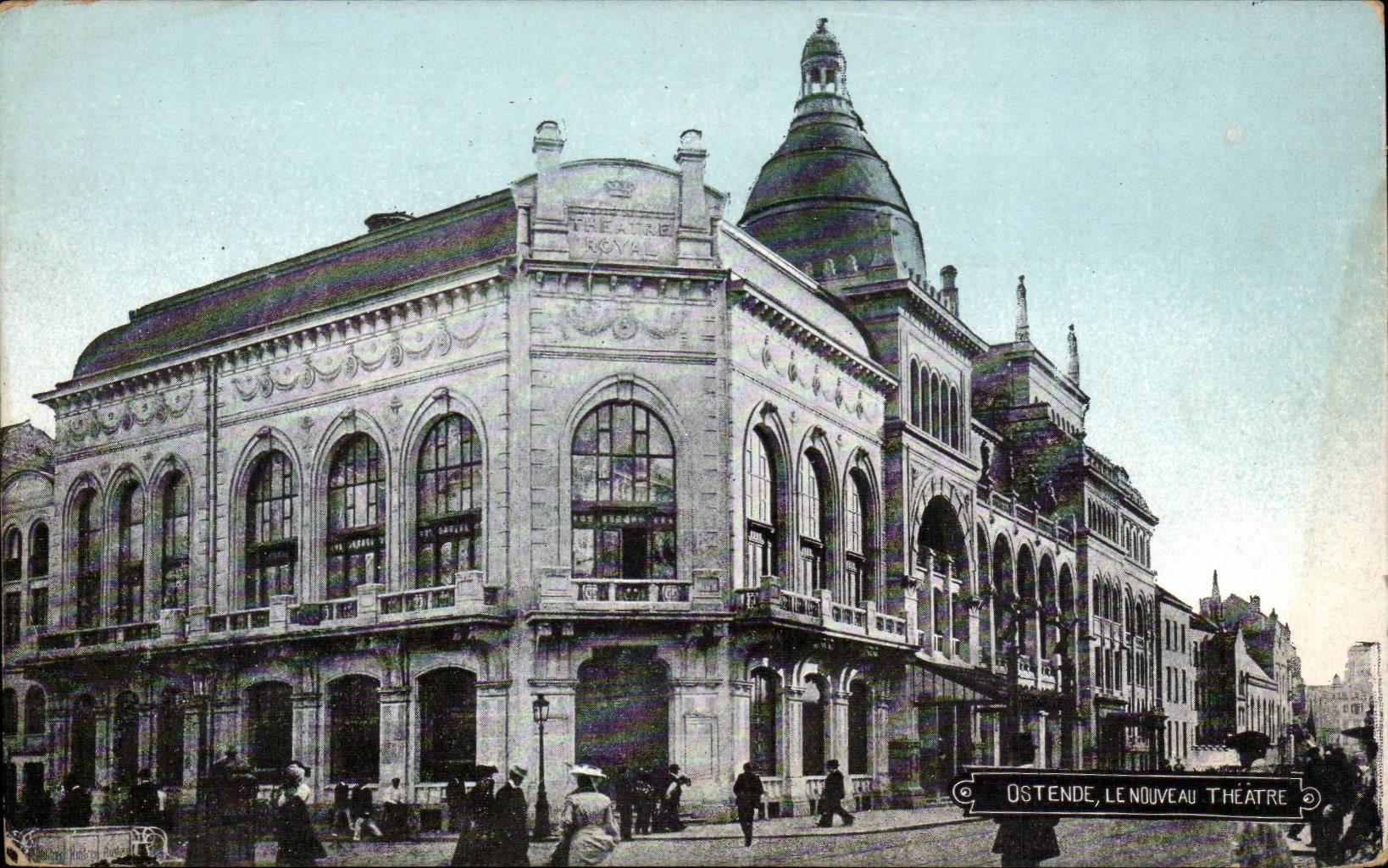 Ostende, le Nouveau Théâtre — Théâtre Royal — éditeur N. V. H. M. (N. V. H. M.)