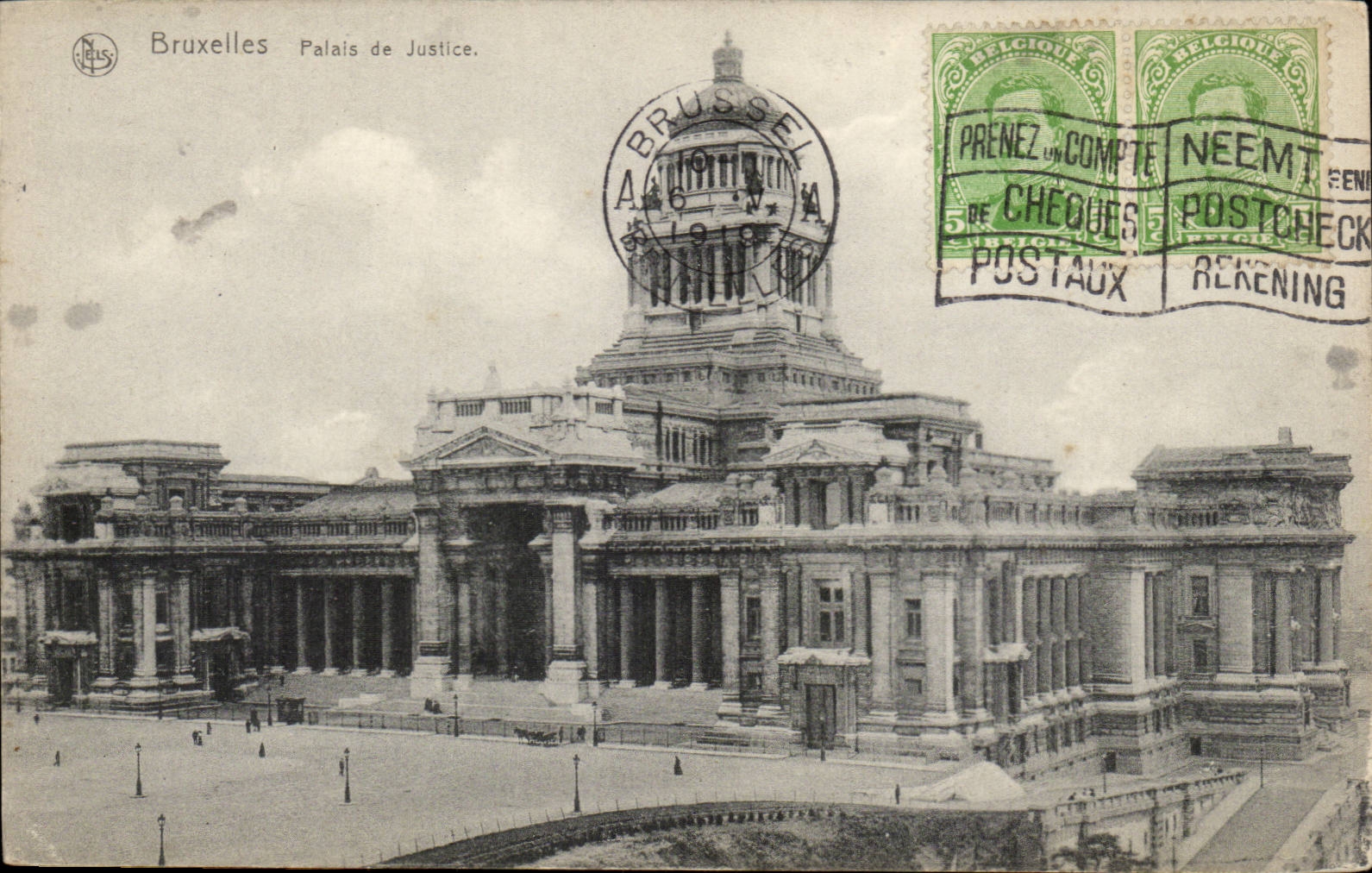 CPA Belgique Bruxelles Palais de justice