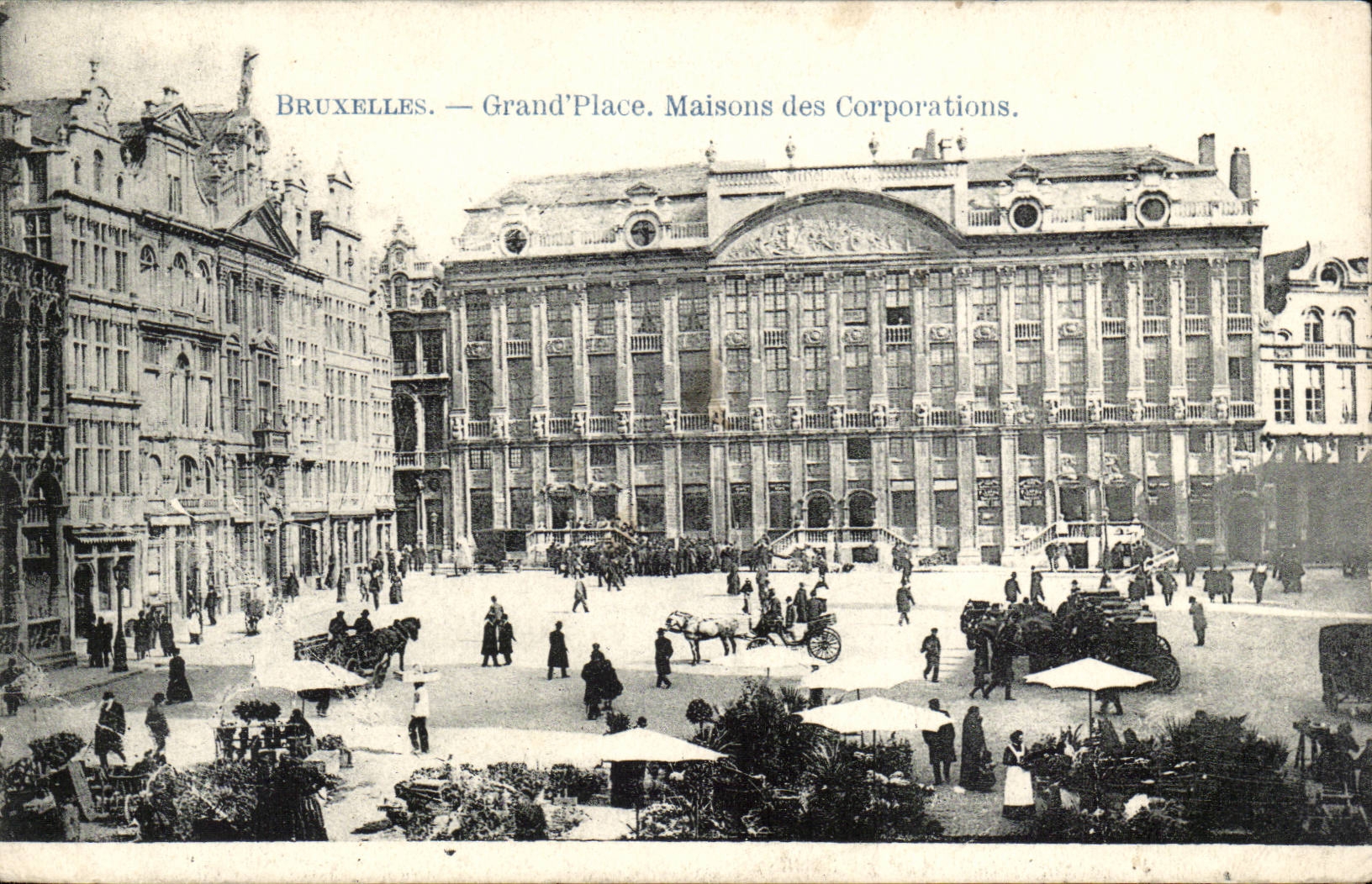 CPA Belgique Bruxelles Grand place maison des corporations