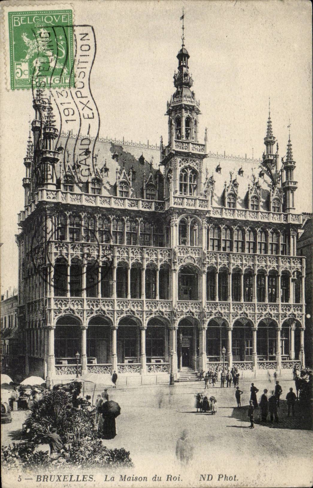 CPA Belgique Bruxelles La maison du roi