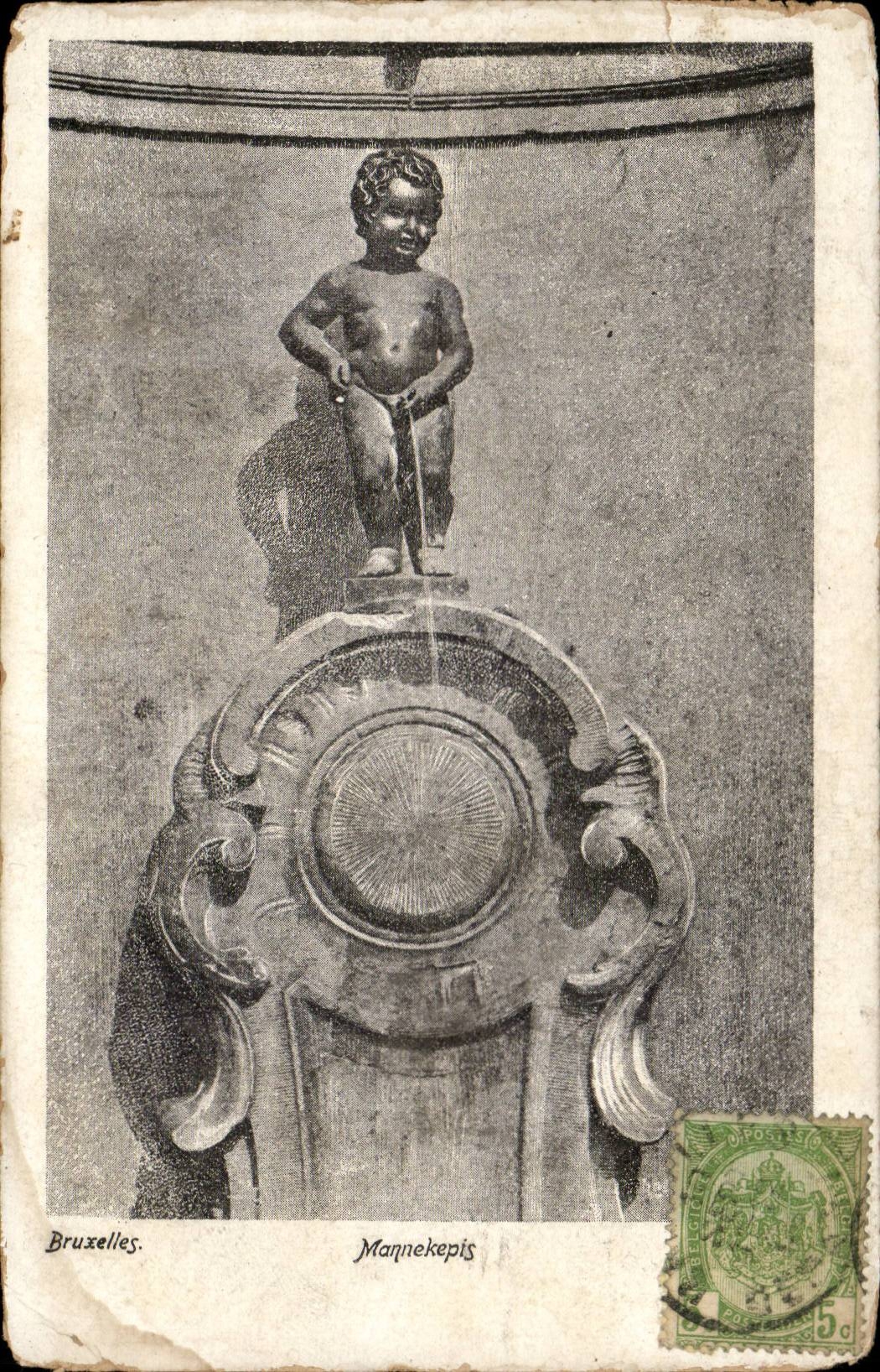 CPA Belgique Bruxelles Manneken Pis