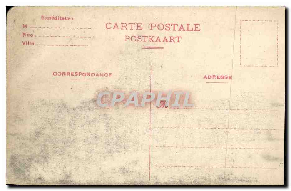 CPA Belgique Bruxelles Colonne du Congres — Rückseite