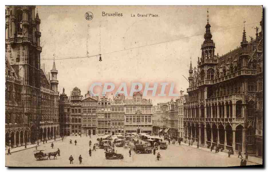 CPA Belgique Bruxelles La grand place
