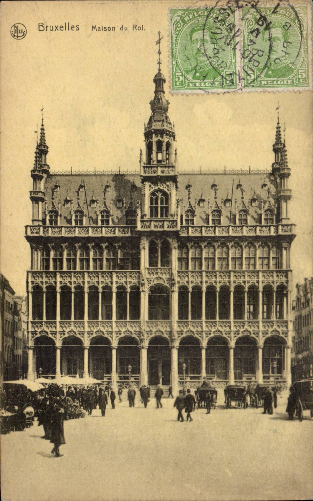 CPA Belgique Bruxelles La maison du roi