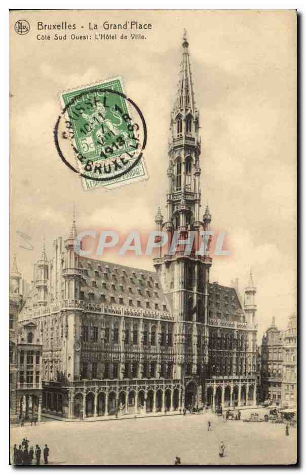 CPA Belgique Bruxelles La grand place