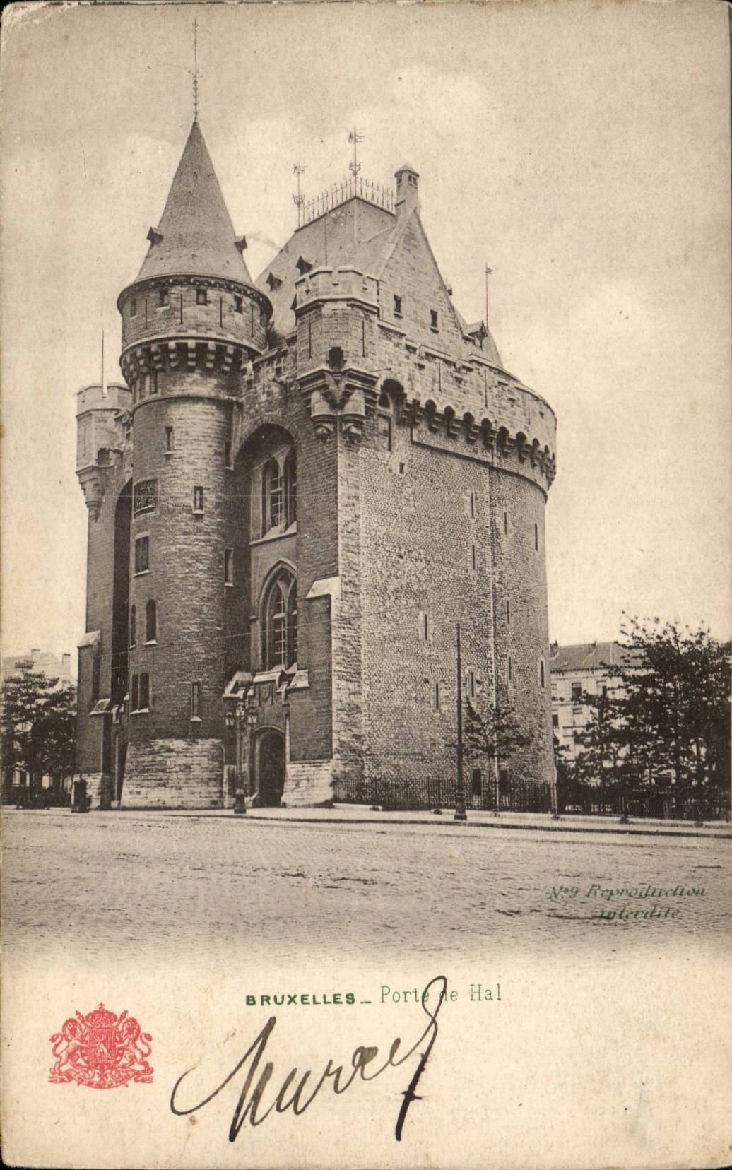 CPA Belgique Bruxelles Porte de Hal