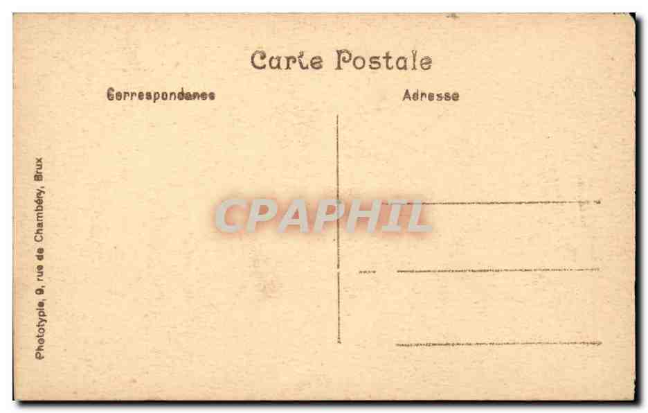 CPA Belgique Bruxelles Palais du roi — Rückseite