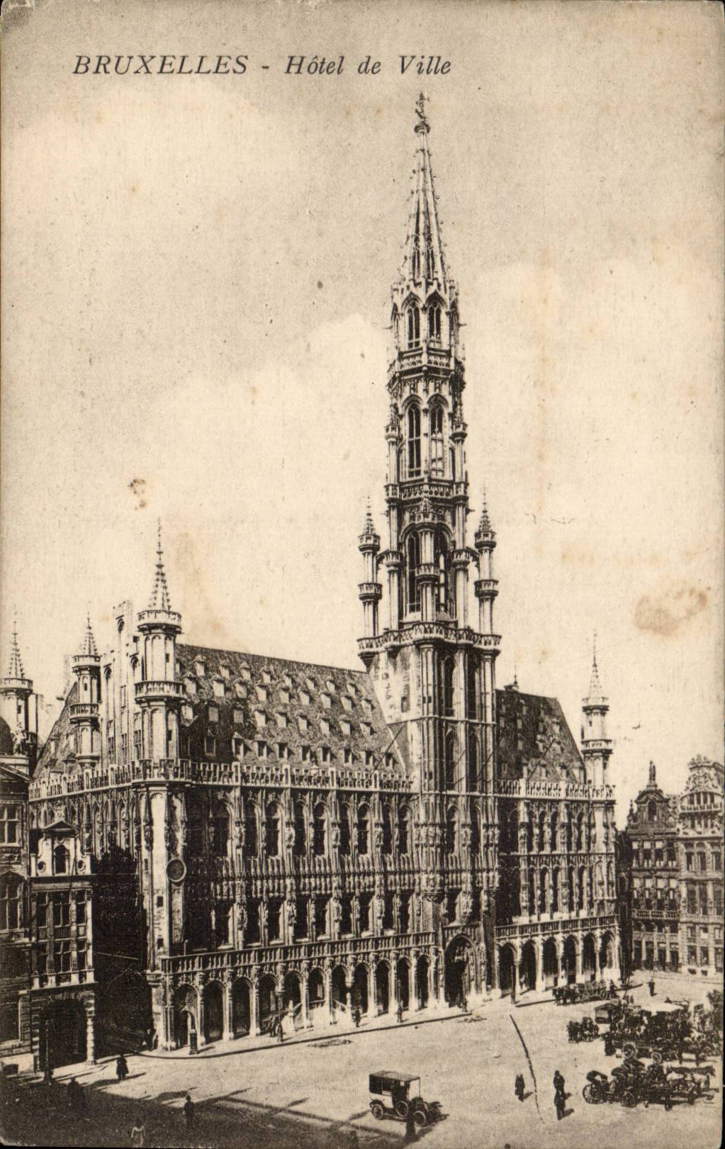 CPA Belgique Bruxelles Hotel de ville