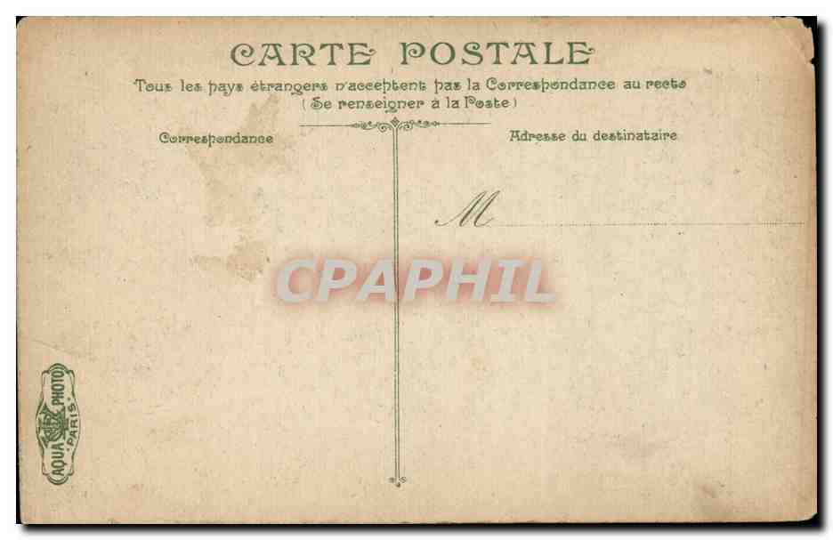 CPA Belgique Bruxelles Entree du bois de la CAmbre — Rückseite