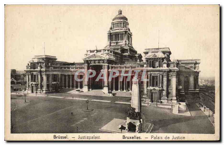 CPA Belgique Bruxelles Palais de justice