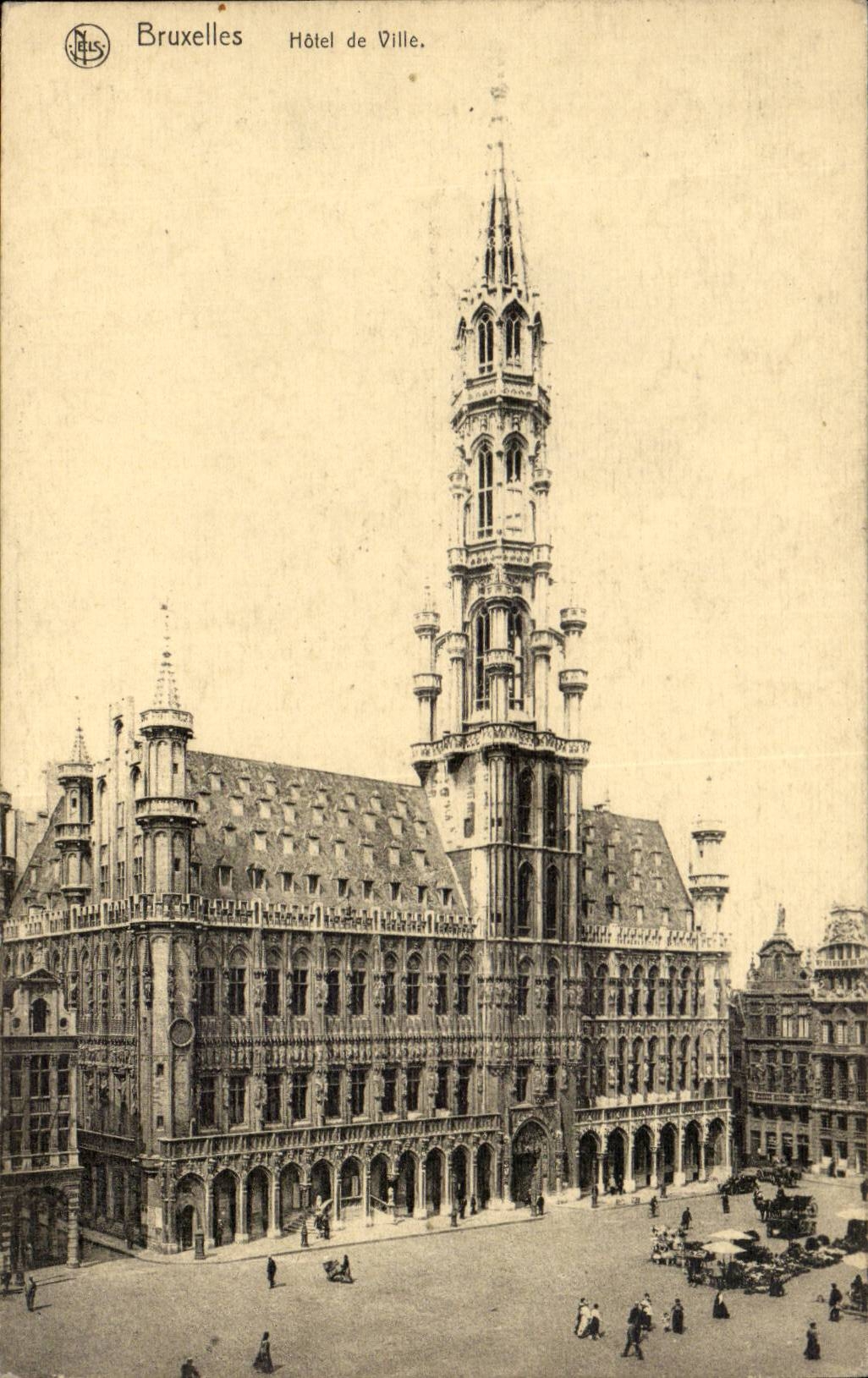 CPA Belgique Bruxelles Hotel de ville