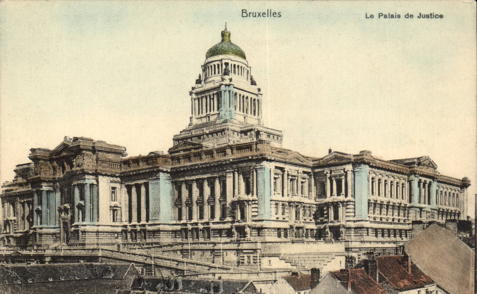 CPA Belgique Bruxelles Palais de justice