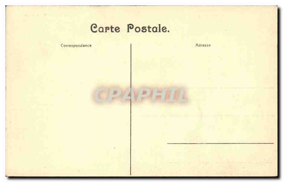 CPA Belgique Bruxelles Palais de justice — Rückseite
