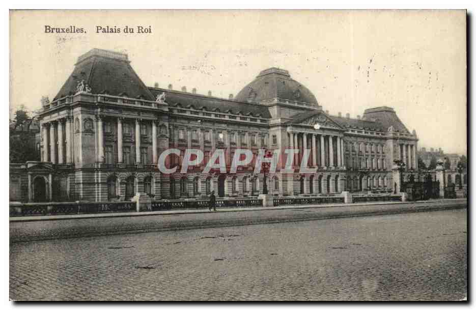 CPA Belgique Bruxelles Palais du roi