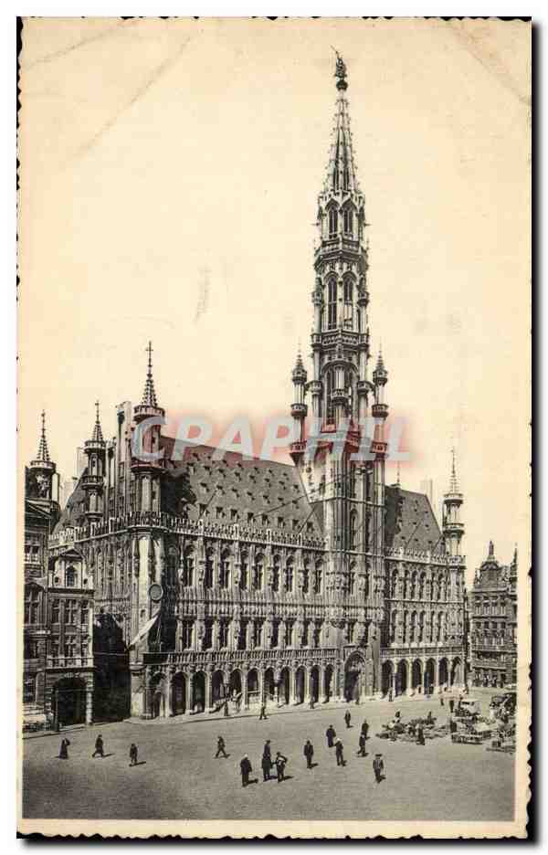 CPA Belgique Bruxelles Hotel de ville