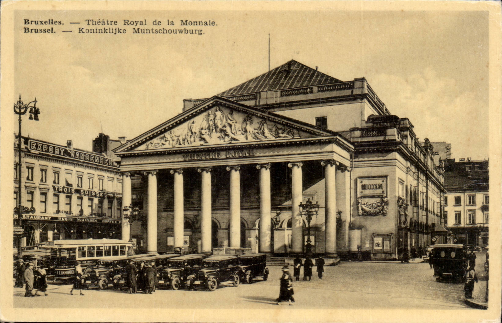 CPA Belgique Bruxelles Theatre royal de la monnaie