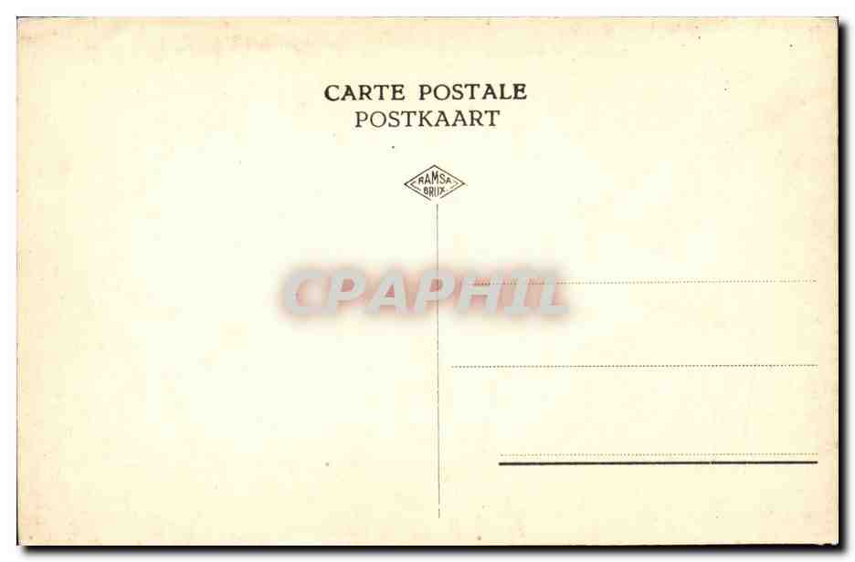 CPA Belgique Bruxelles Theatre royal de la monnaie — Rückseite