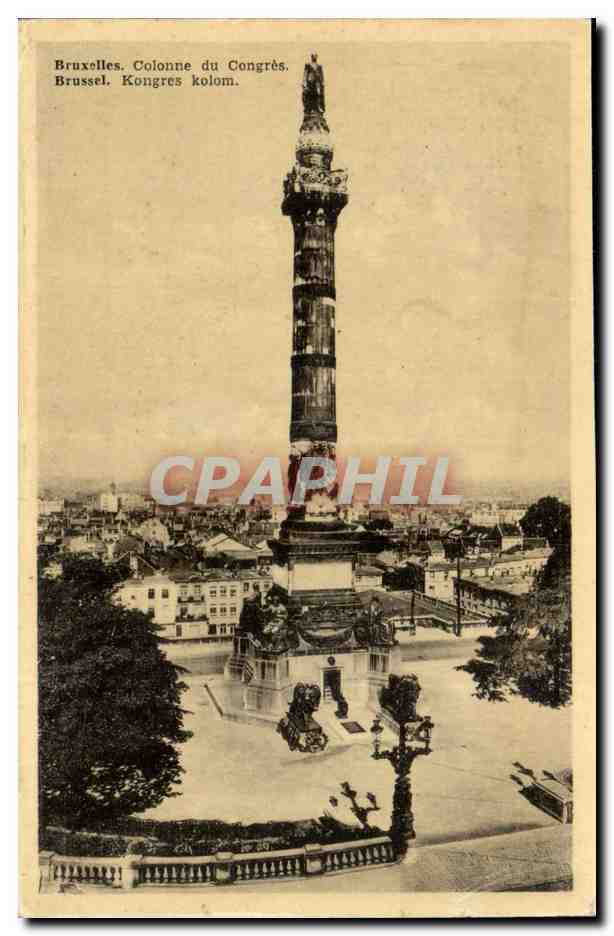 CPA Belgique Bruxelles Colonne du congres