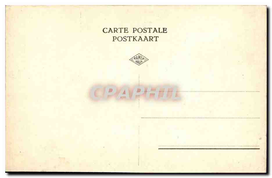 CPA Belgique Bruxelles Colonne du congres — Verso