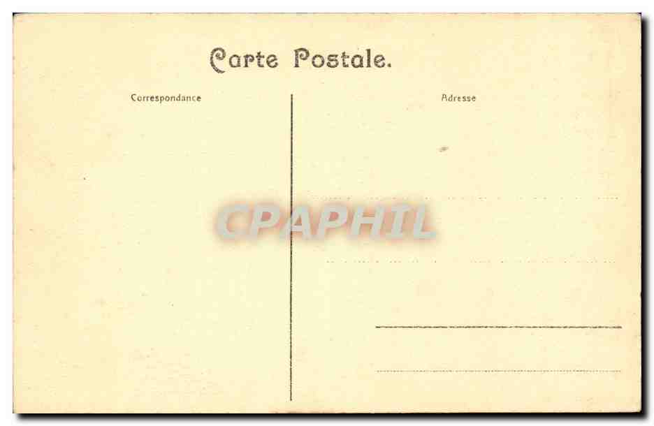 CPA Belgique Bruxelles L'universite — Rückseite