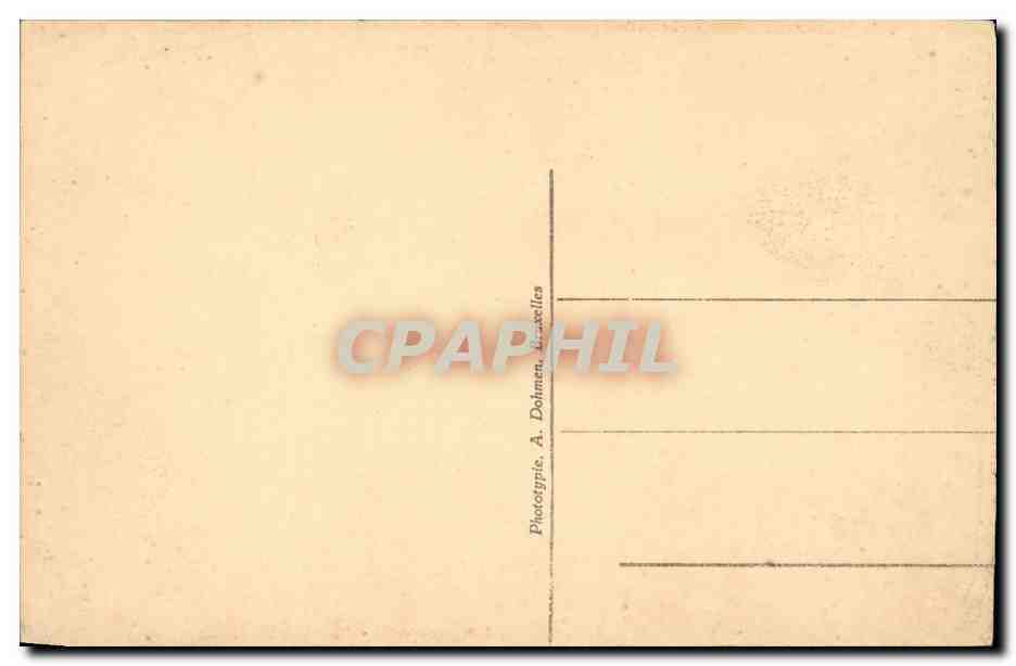 CPA Belgique Bruxelles Laeken Sepulture du soldat inconnu francais — Rückseite