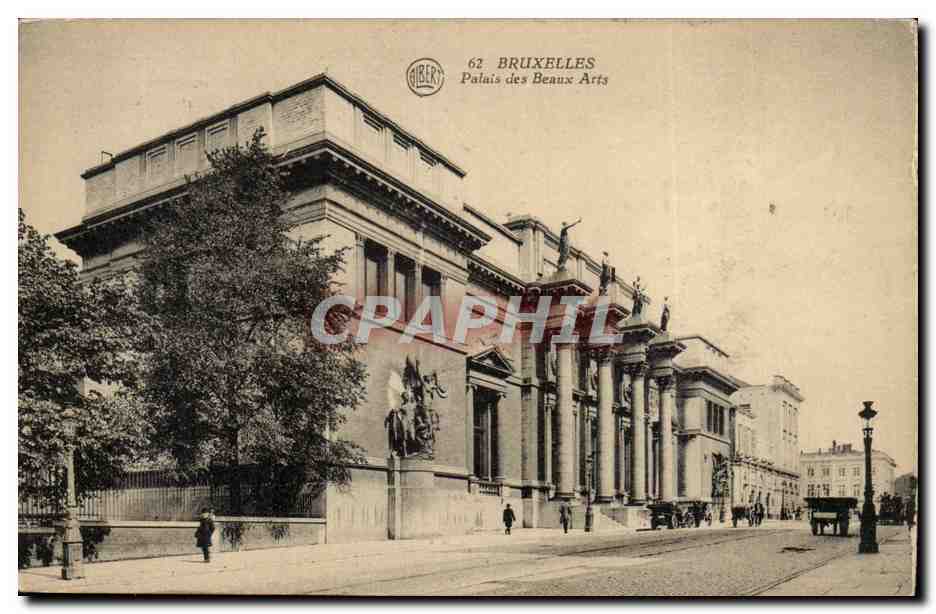 CPA Belgique Bruxelles Palais des Beaux Arts