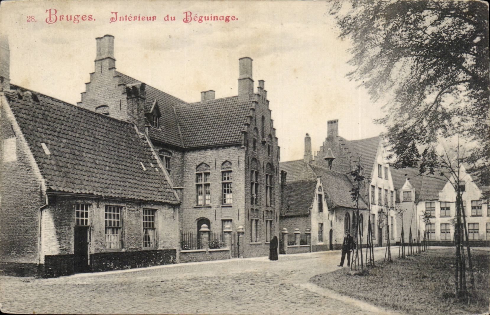CPA Belgique Bruges Interieur du Beguinage 