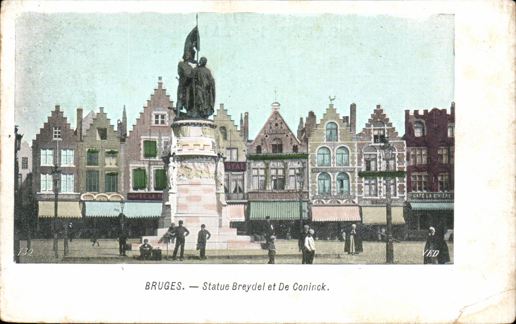 Bruges — Statue Breydel et De Coninck — VED