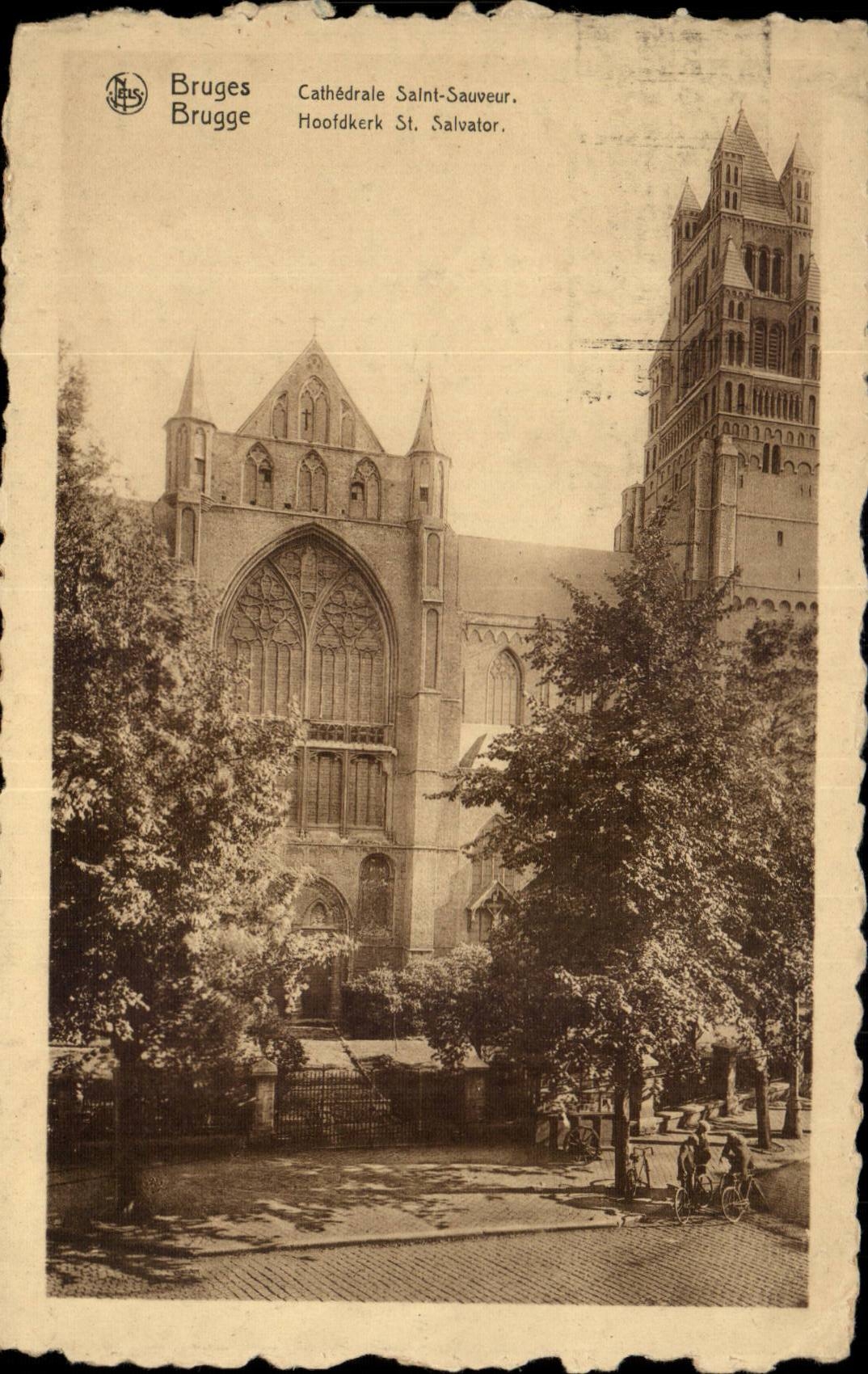 Bruges - Cathédrale Saint-Sauveur — éditeur Neis, n° de série non visible
