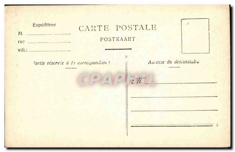 Belgique - Belgien - Belgium - Anvers - Antwerpen - Le Chateau D'Eau - CPA  — Rückseite