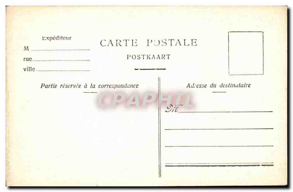 Belgique - Belgien - Belgium - Anvers - Antwerpen - Hotel de Ville - CPA  — Rückseite