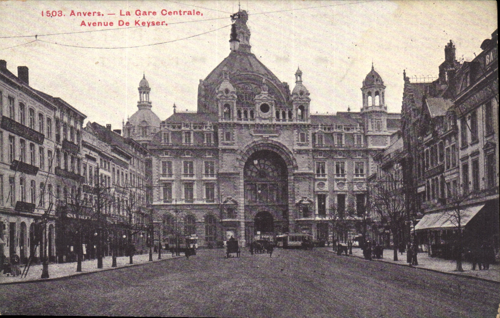 Belgique - Belgien - Belgium - Anvers - Antwerpen - Gare Centrale - Avenue De Keyser - CPA 