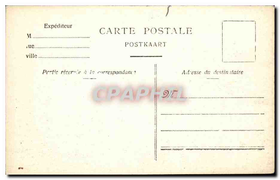 Anvers - Le Steen — porte fortifiée avec char à cheval — éditeur anonyme, n° 146 — Verso