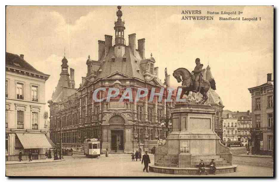Belgique - Belgien - Belgium - Anvers - Antwerpen - Statue Leopold - CPA 