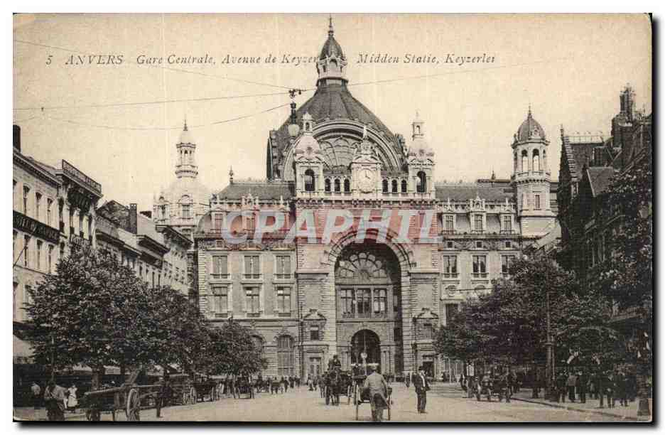 Belgique - Belgien - Belgium - Anvers - Antwerpen - Gare Centrale Avenue de Keyser - CPA 