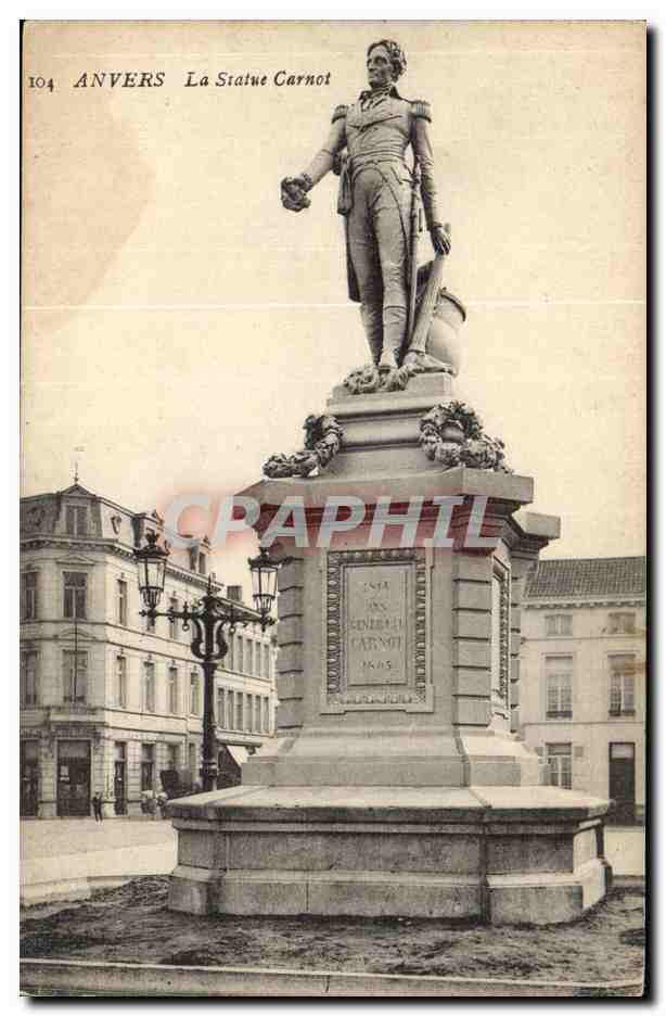 Belgique - Belgien - Belgium - Anvers - Antwerpen - La Statue Carnot - CPA 
