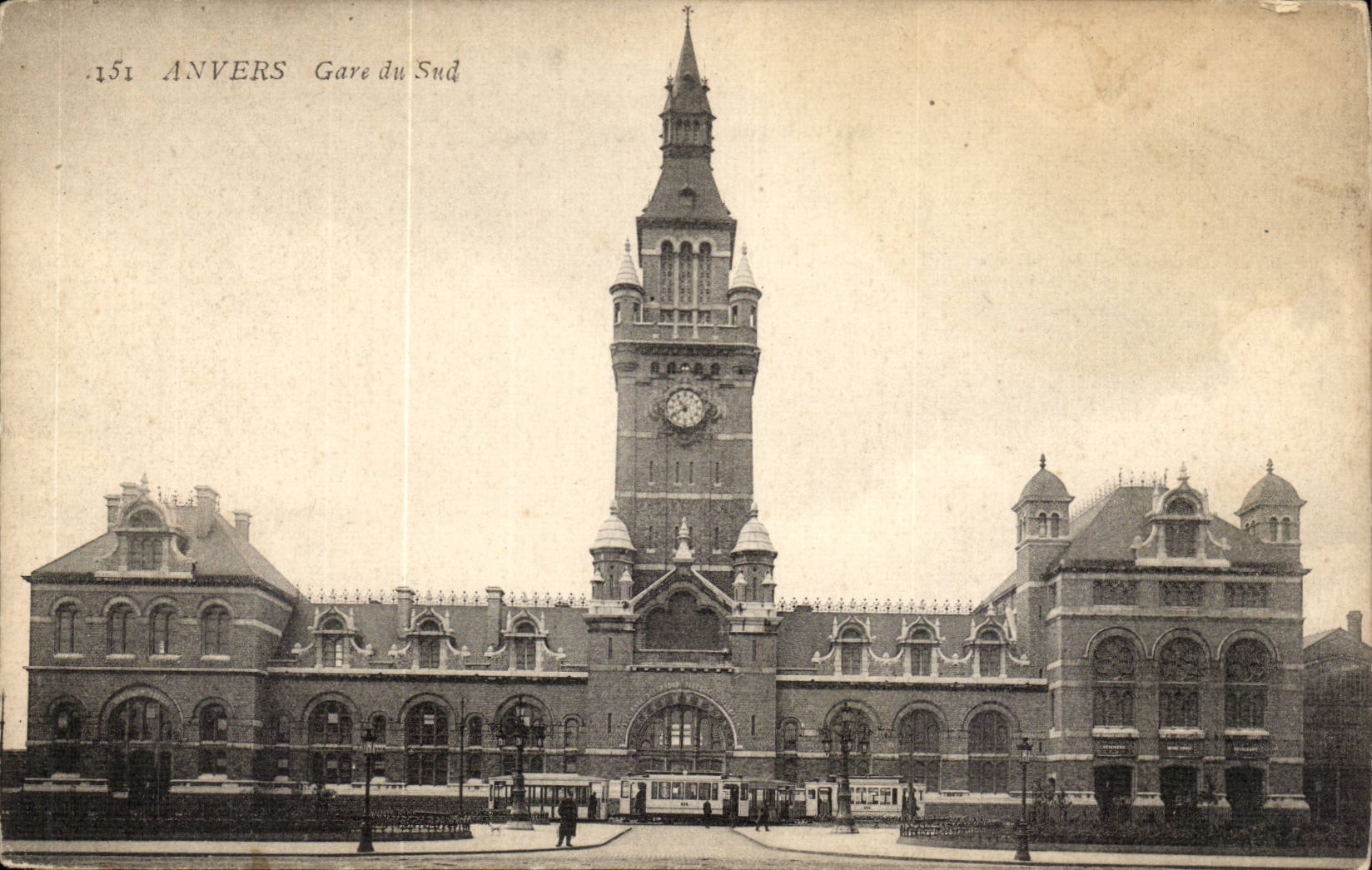 Belgique - Belgien - Belgium - Anvers - Antwerpen - Gare de Sud - CPA 
