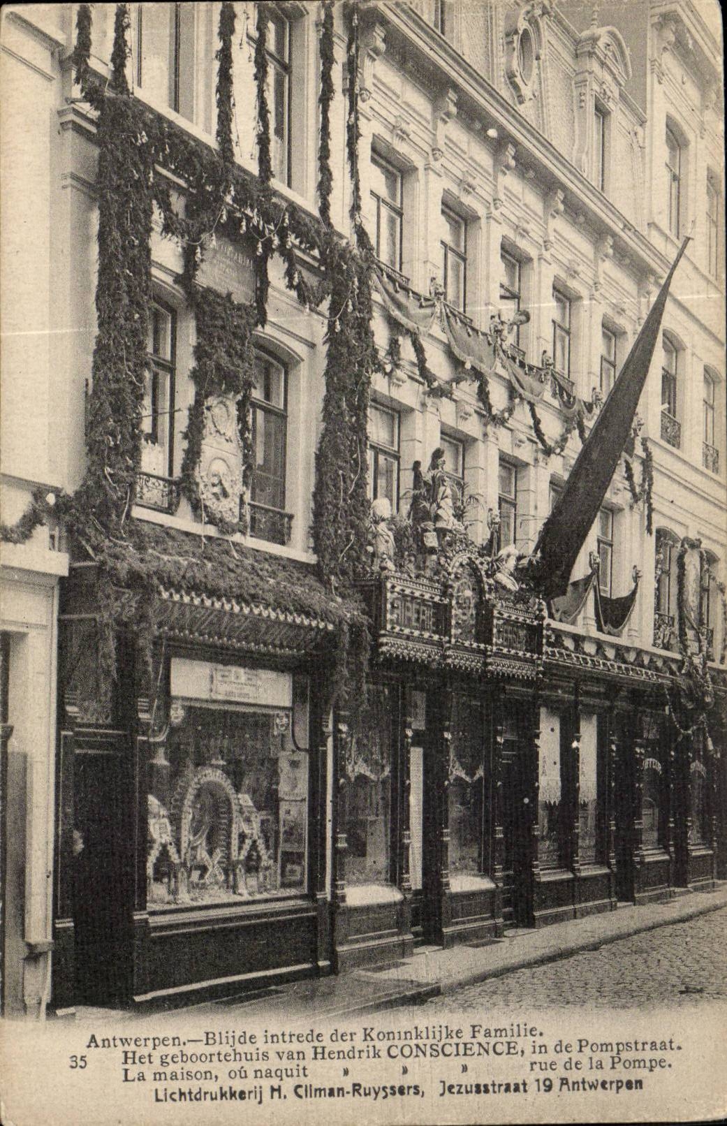 Belgique - Belgien - Belgium - Anvers - Antwerpen - La Maison ou naquit - CPA 