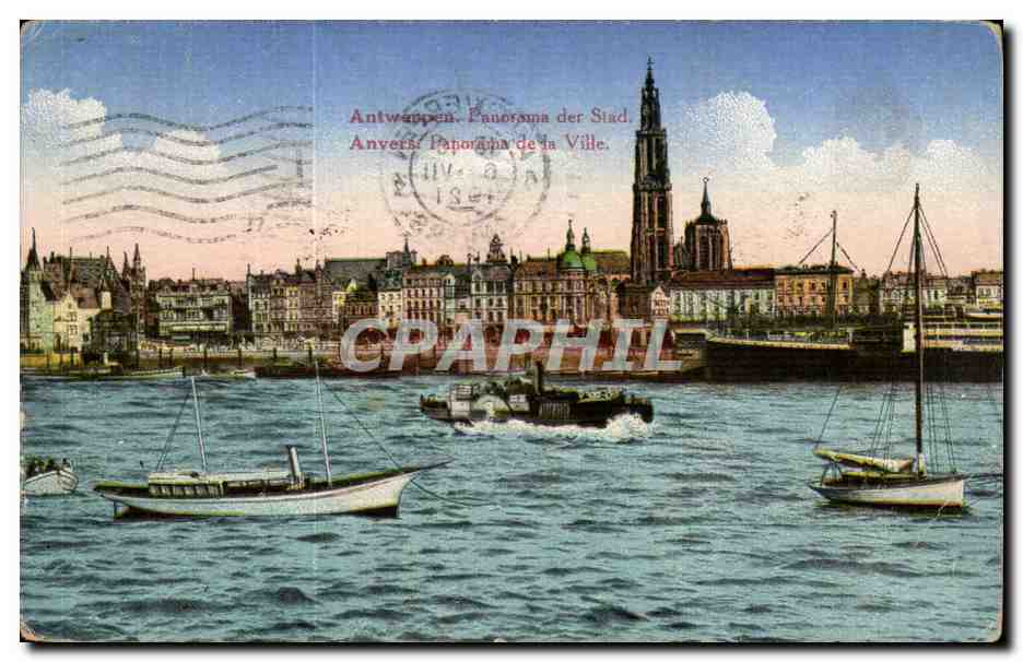 Belgique - Belgien - Belgium - Anvers - Antwerpen - Panorama der Stad - CPA 