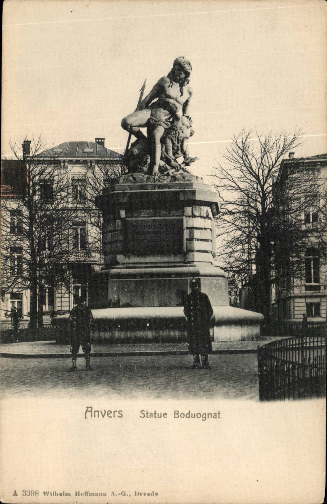 Belgique - Belgien - Belgium - Anvers - Antwerpen - Statue Boduognat - CPA 