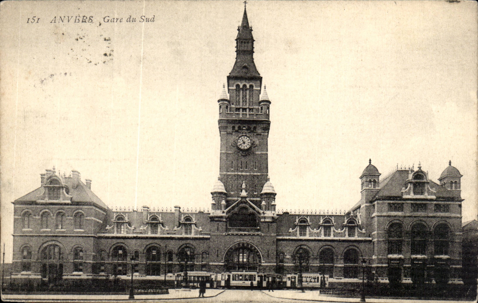 Belgique - Belgien - Belgium - Anvers - Antwerpen - Gare du Sud - CPA 