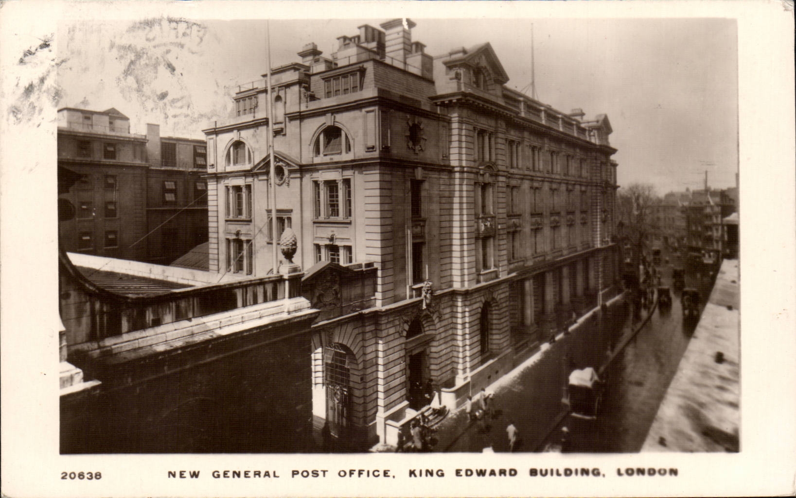 Grande Bretagne Great BRitain CPA London Londres New generale Post Office King Edward Building (poste)