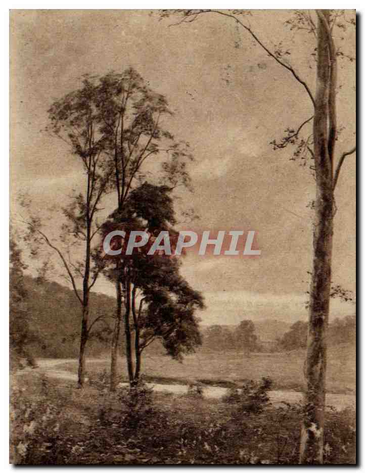 Grande Bretagne Great BRitain CPA A winding of the Wharfe (leeds Gallery) R Vicat Cole